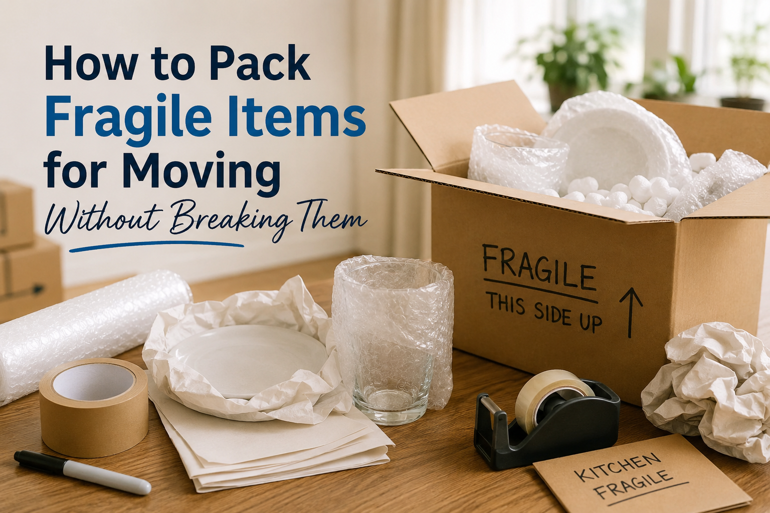 How to Pack Fragile Items for Moving Without Breaking Them